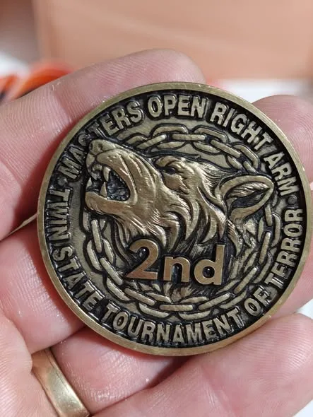 Custom tournament medal